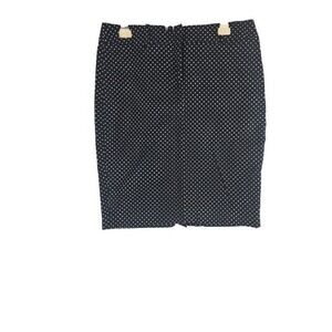 Sheragano Mini Skirt 6 Womens Black‎ White Polka Dot Retro Date Night Casual